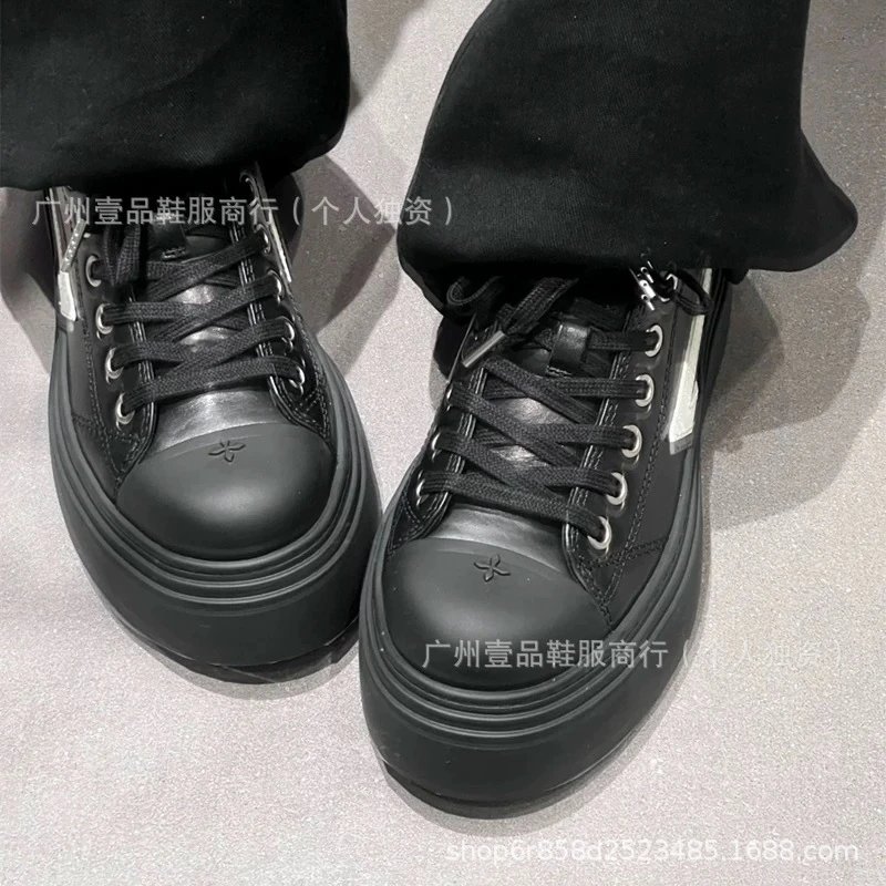 Off-White x Converse Chuck Taylor All Star Platform Black/White Chunky Sneakers - 6