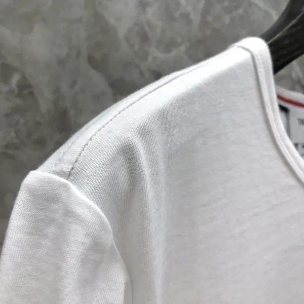 Thom Browne Classic Four-Bar Stripe Pocket T-Shirt Black - 25