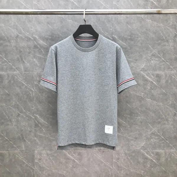 Thom Browne Classic Four-Bar Stripe Navy T-Shirt - 24