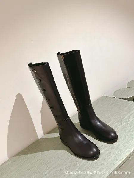 Gucci Horsebit Knee-High Boot Brown Leather Boots - 10