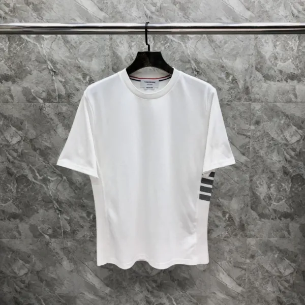Thom Browne 4-Bar Stripe Navy T-Shirt - 12