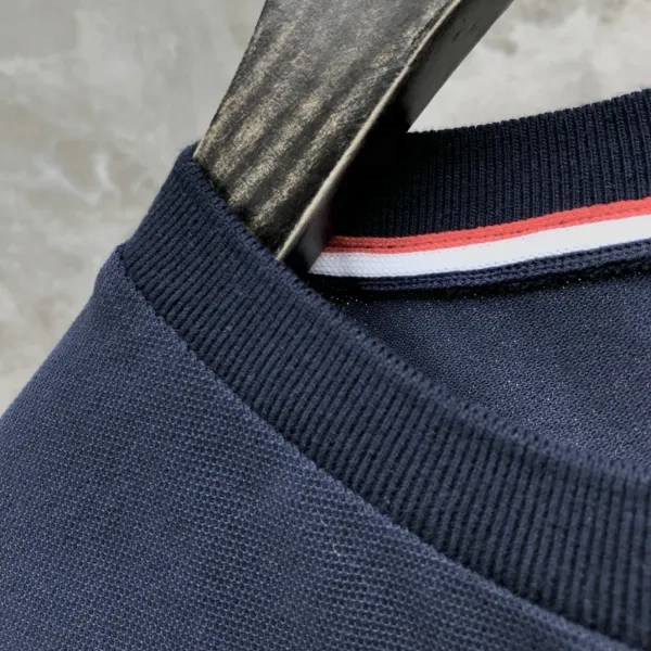 Thom Browne 4-Bar Stripe Navy T-Shirt - 33