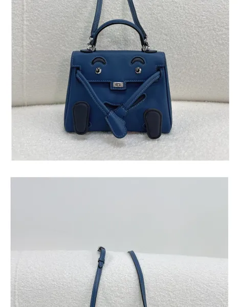 Hermès Mini Kelly Pochette Crocodile Black Handbag - 36