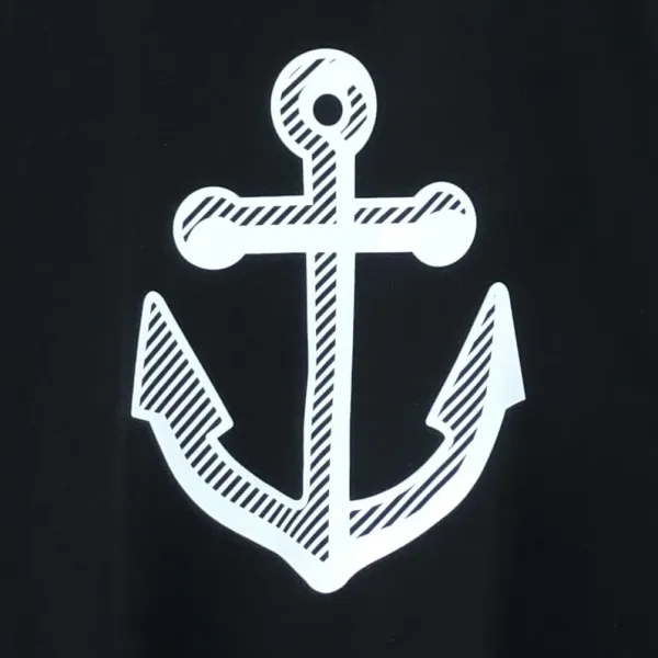 Off-White Anchor Print Black T-Shirt - 20