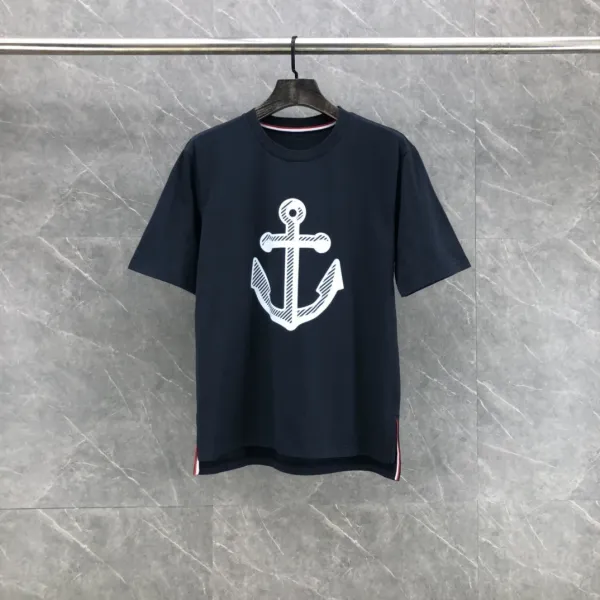 Off-White Anchor Print Black T-Shirt - 23