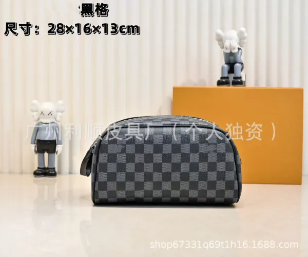Louis Vuitton Monogram Canvas Toiletry Pouch Brown Bag - 4
