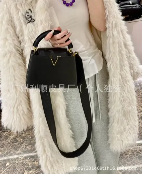 Valentino Garavani VLogo Small Top Handle Bag Black Handbag - 3