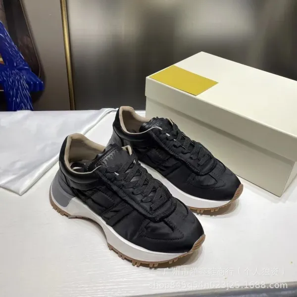 Maison Margiela Tabi Sneaker Black Beige Chunky Sneakers - 17