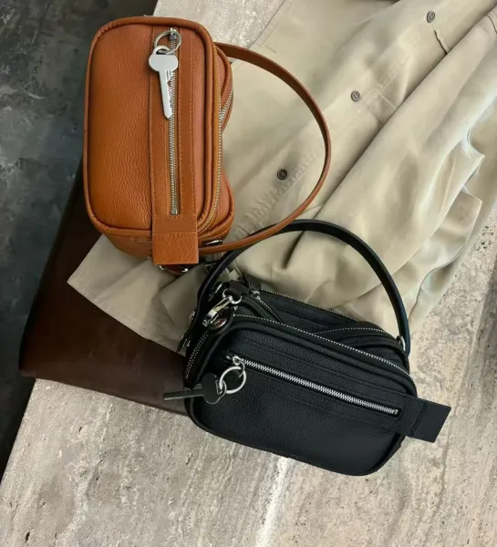 Balenciaga Hourglass Mini Black Leather Handbag - 9