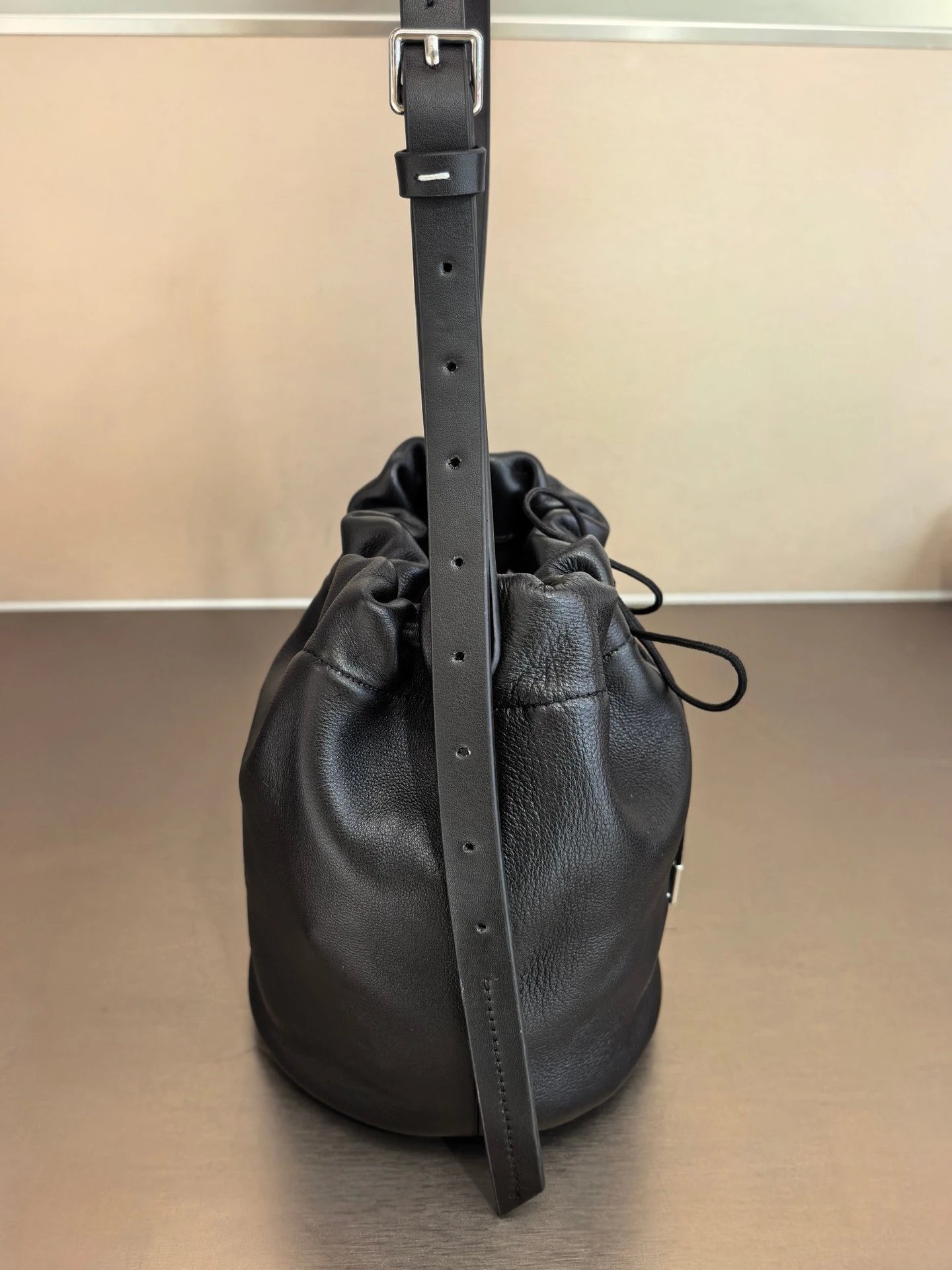 Maison Margiela Glam Slam Bucket Bag Black - 9