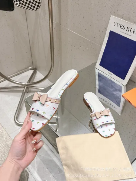 Multicolor Butterfly-Print Studded Mule Heels - 3