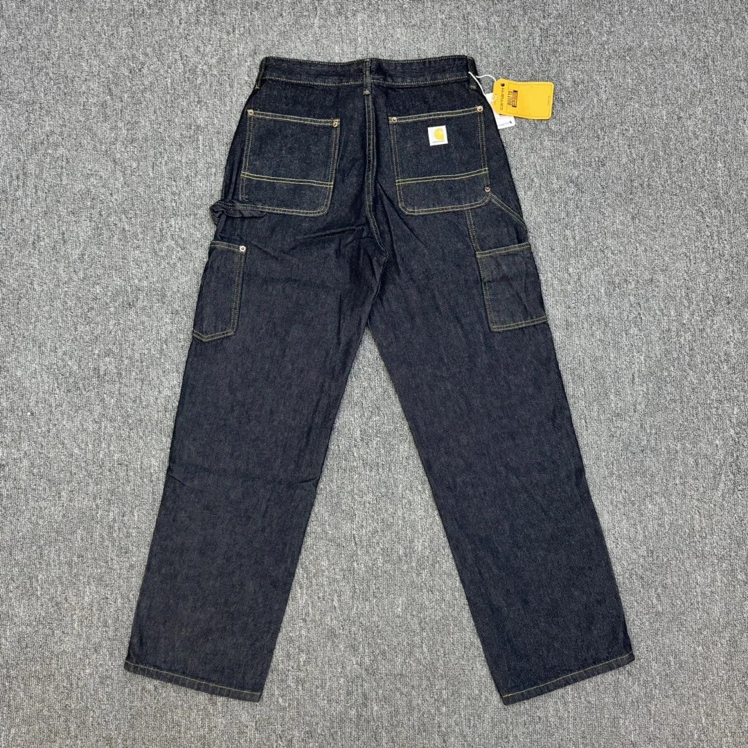 Carhartt Jeans Loose straight-leg carpenter with utility pockets — 608 Deep Blue