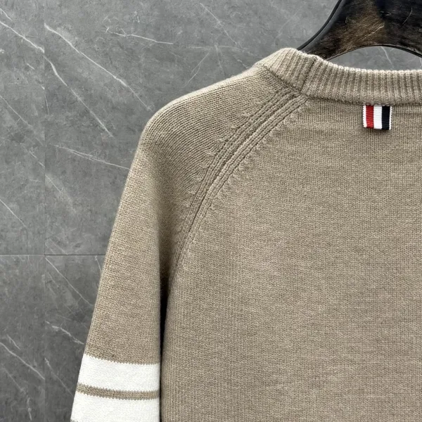 Thom Browne 4-Bar Stripe Crewneck Sweater Gray - 29