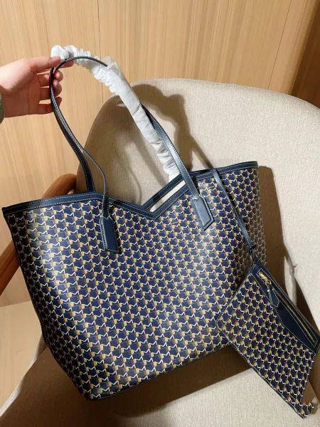 Maison Margiela Glam Slam Tote Bag Black and White Houndstooth Handbags - 3
