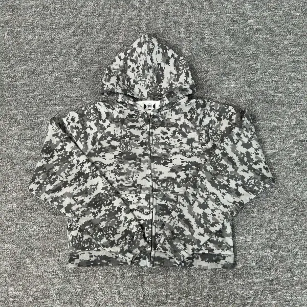 MMY Black and Gray Contrast Hoodie and Sweatpants Set - 10