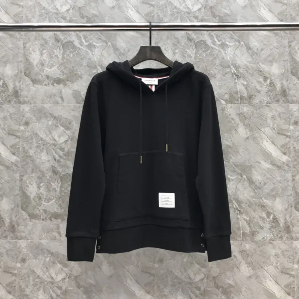 Thom Browne Classic Four-Bar Stripe Gray Sweatshirt - 29