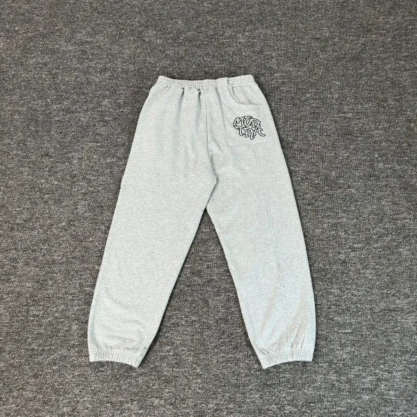 MMY Black and Gray Contrast Hoodie and Sweatpants Set - 18