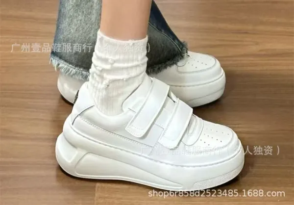 Stella McCartney Elyse Velcro White Chunky Sneakers - 7