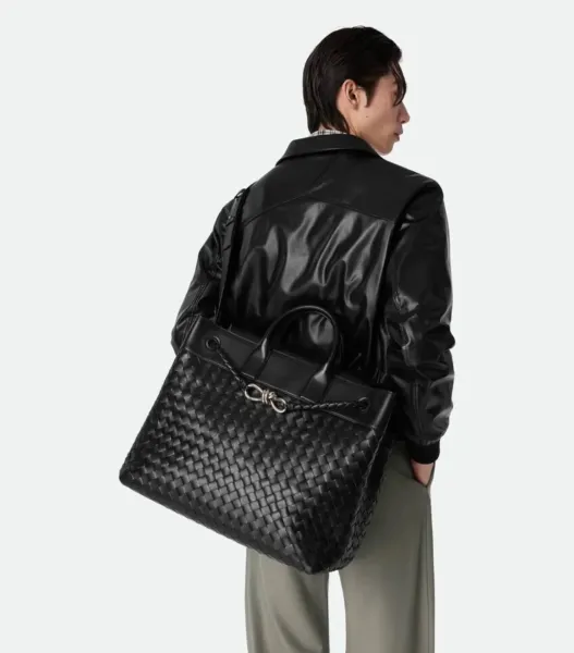 Bottega Veneta Cassette Tote Burgundy Woven Leather Handbag - 3