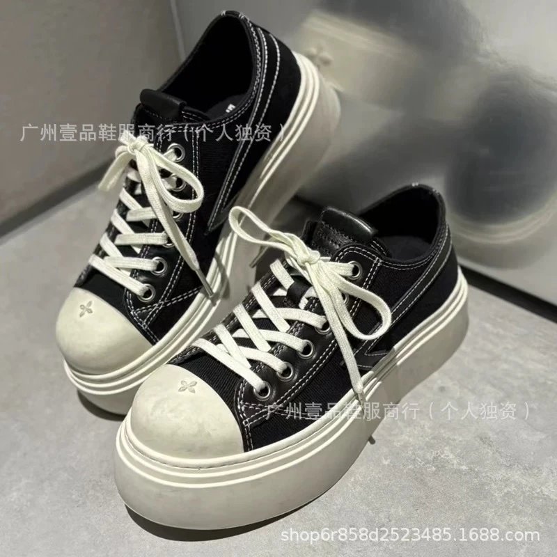 Off-White x Converse Chuck Taylor All Star Platform Black/White Chunky Sneakers - 12