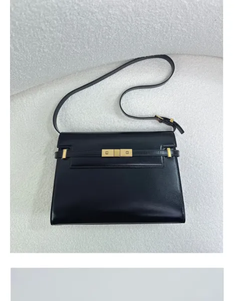 Saint Laurent Kate Medium Burgundy Leather Shoulder Bag - 23