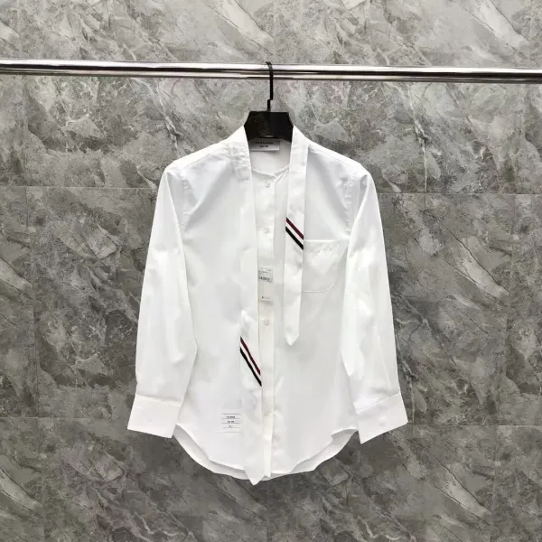 Off-White Industrial Stripe White Cotton Shirt - 24