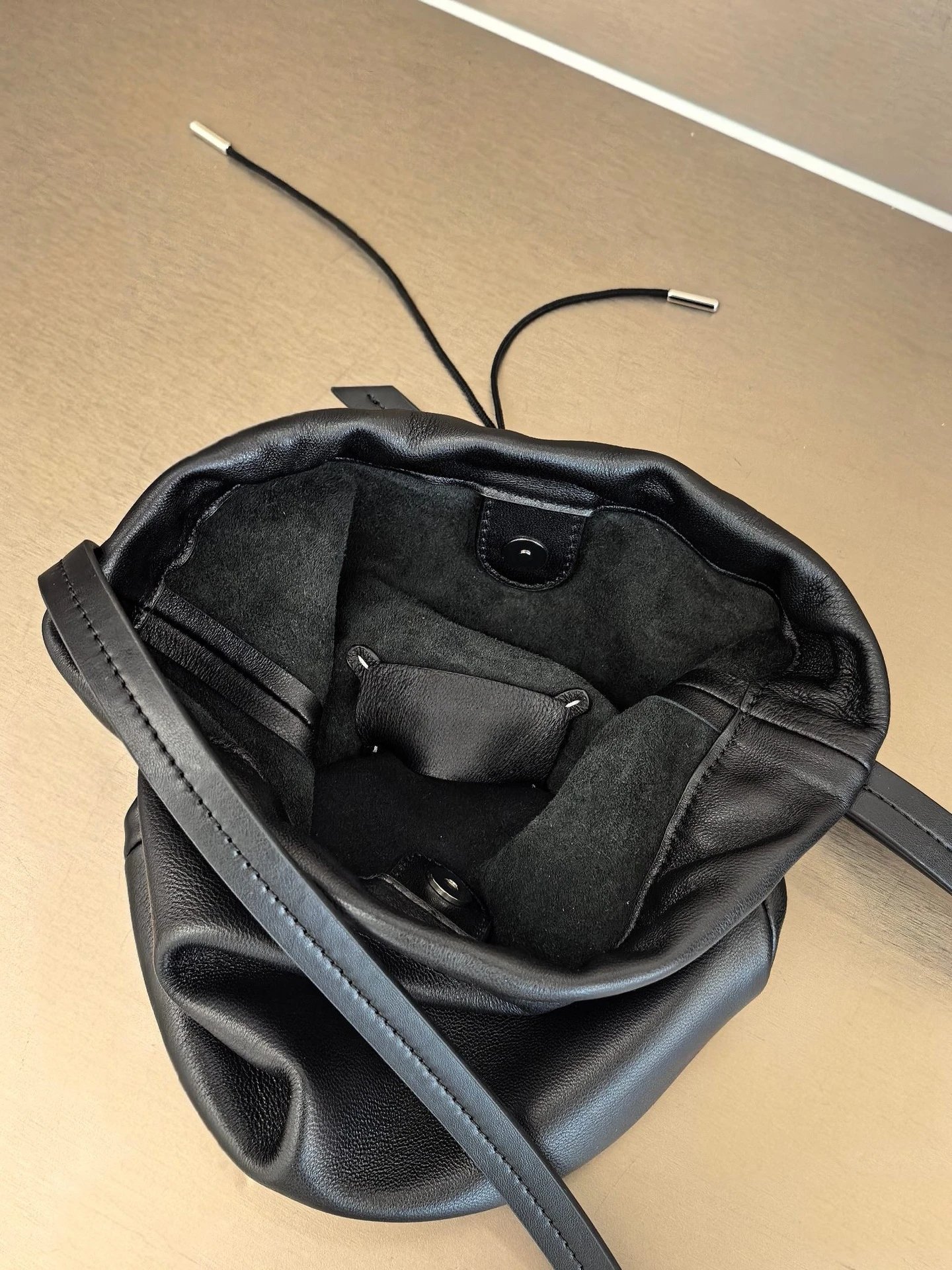 Maison Margiela Glam Slam Bucket Bag Black - 11