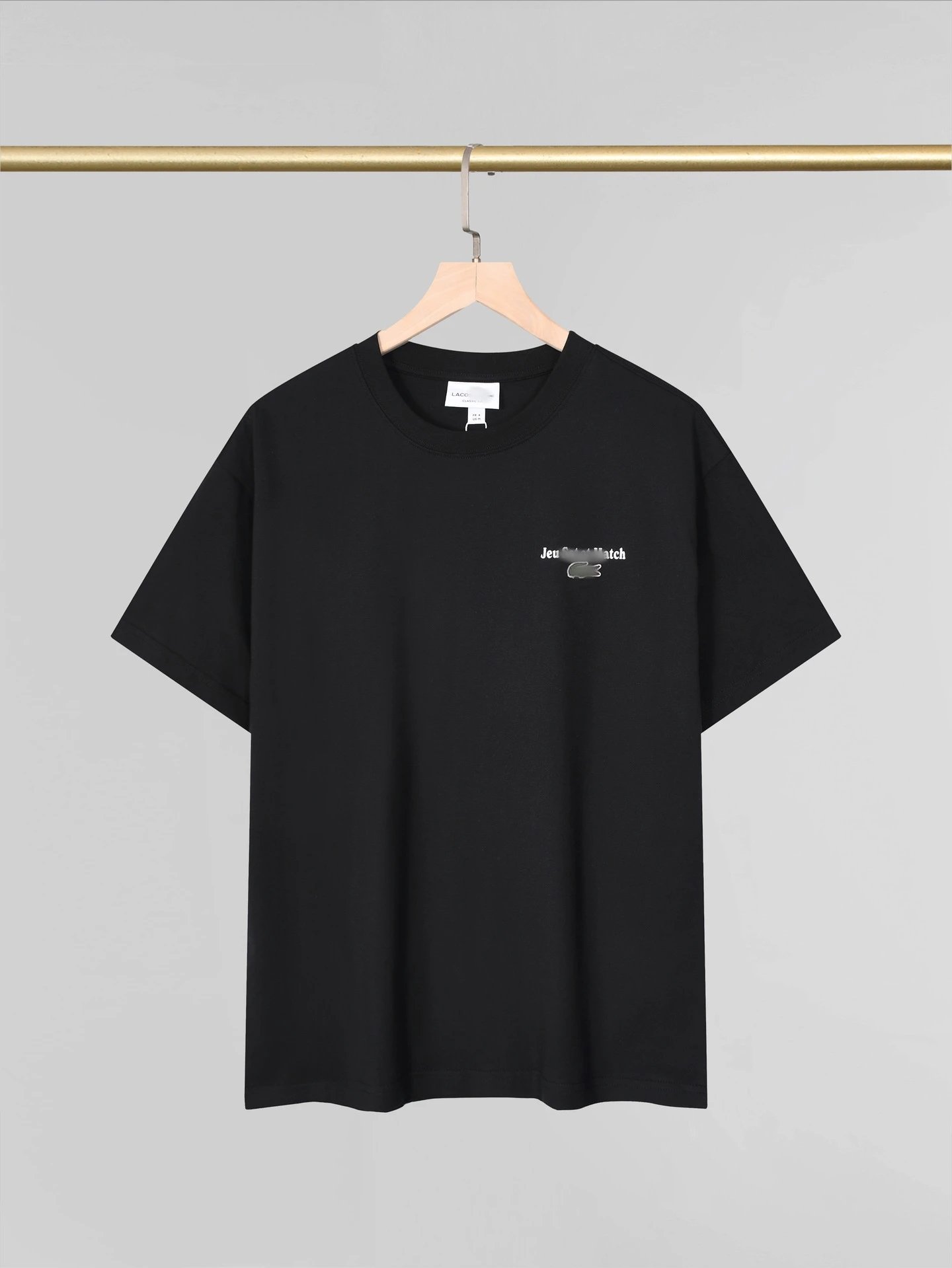 Lacoste x Jean Paul Gaultier Black Graphic T-Shirt - 1