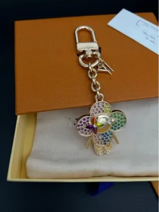 Dior Lady Dior Butterfly Keychain Multicolor Accessories - 3