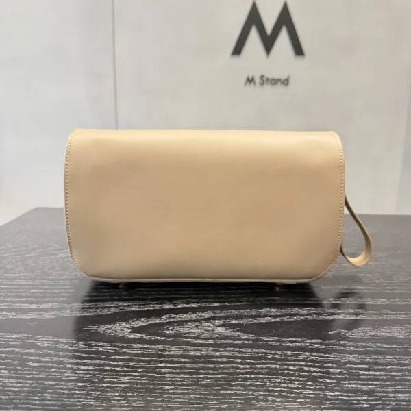 M Stand Beige Envelope Crossbody Bag - 23