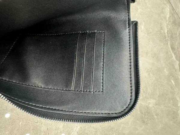 Balenciaga Passport Holder Black Leather Accessory - 22