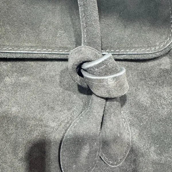Jacquemus Le Chiquito Suede Black Handbag - 11
