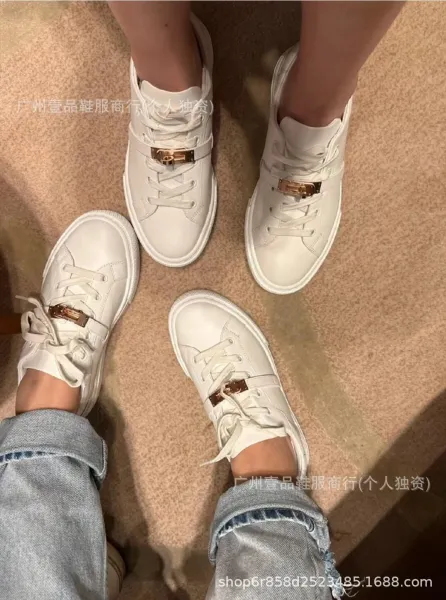 Hermès Oran Sneakers White Leather Sneakers - 2