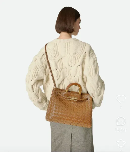 Bottega Veneta Cassette Mini Woven Tan Leather Handbag - 6