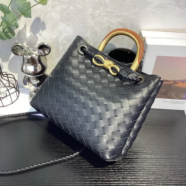 Bottega Veneta Cassette Mini Woven Tan Leather Handbag - 15