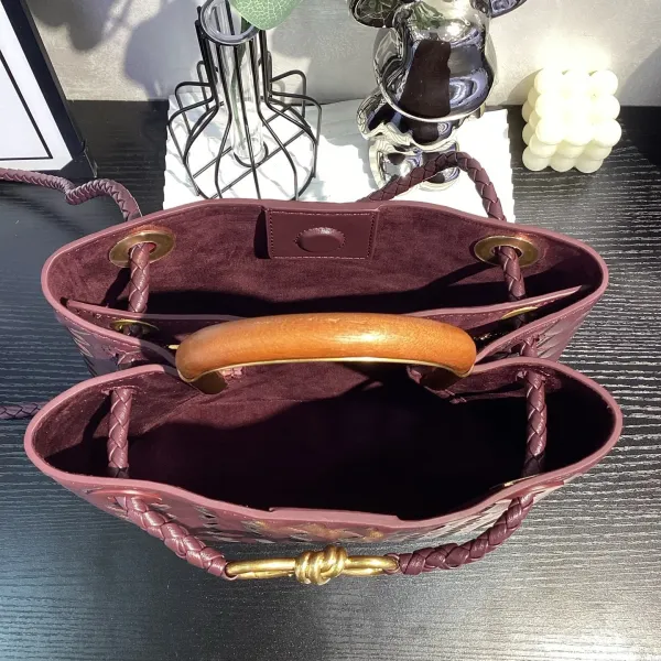 Bottega Veneta Cassette Mini Woven Tan Leather Handbag - 20