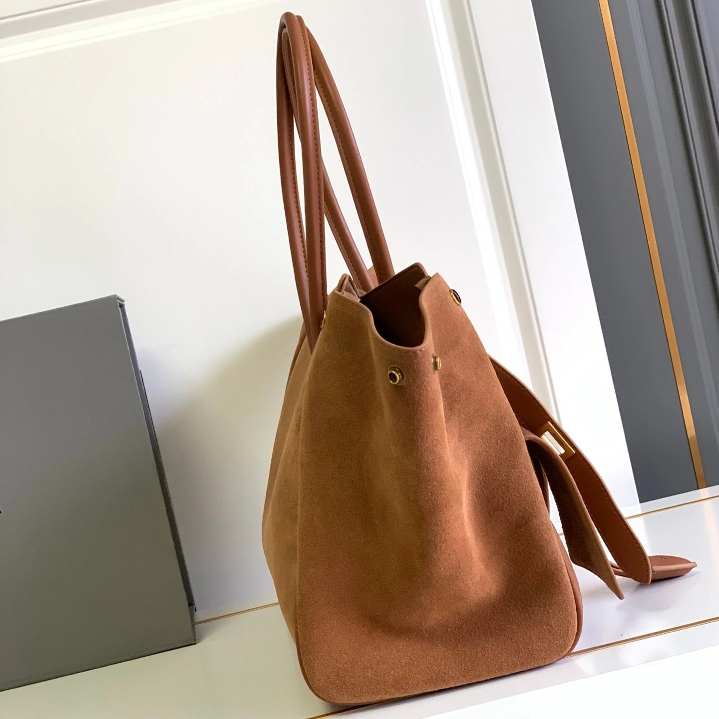 Celine Triomphe Tote Black Handbag - 8