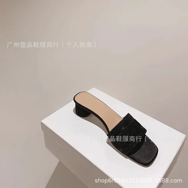 Dior Sandals Logo-strap open-toe heeled slides product detail image 21
