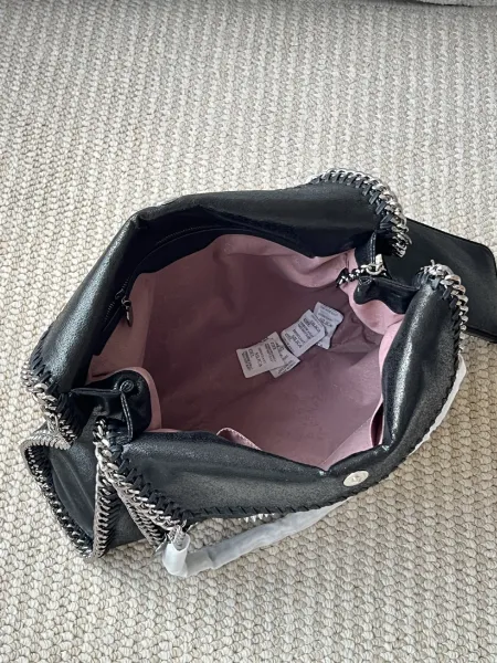 Stella McCartney Falabella Star Studded Black Chain Shoulder Bag - 7