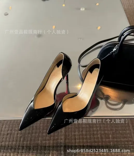 Christian Louboutin Pigalle Follies Patent Brown Stilettos - 15