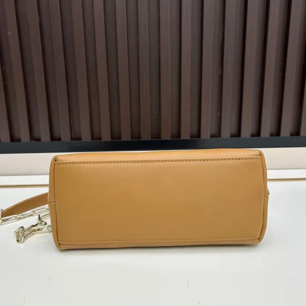 Dior Bow Bag Burgundy Chain Shoulder Bag - 8