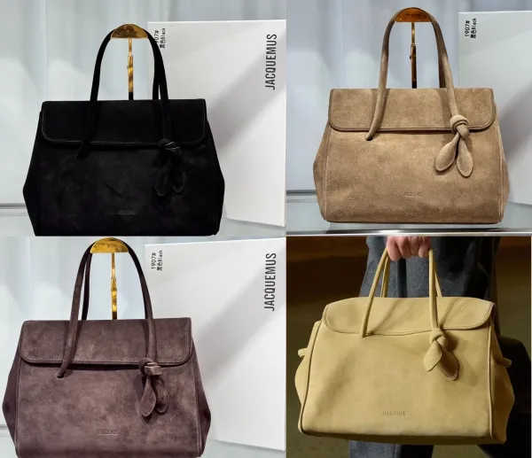Jacquemus Le Chiquito Suede Black Handbag - 3