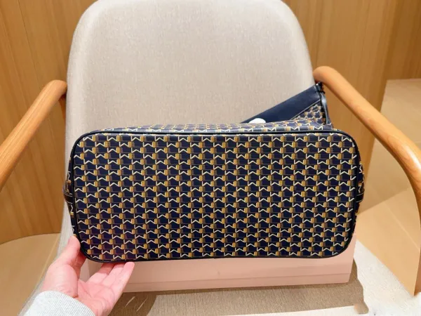 Maison Margiela Glam Slam Tote Bag Black and White Houndstooth Handbags - 5