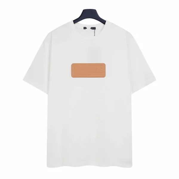 Hermès Leather Patch T-Shirt White - 1