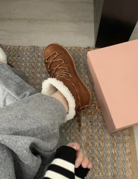 UGG Classic Mini Shearling-Lined Boot Brown - 3