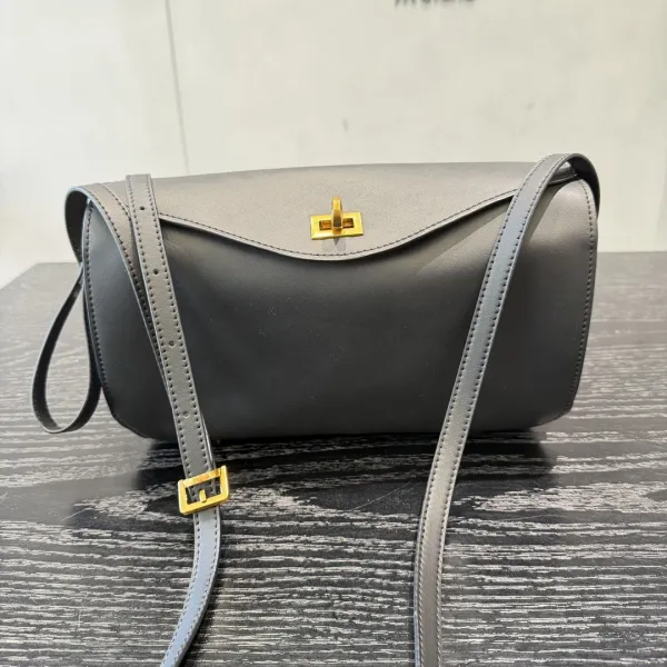 M Stand Beige Envelope Crossbody Bag - 12