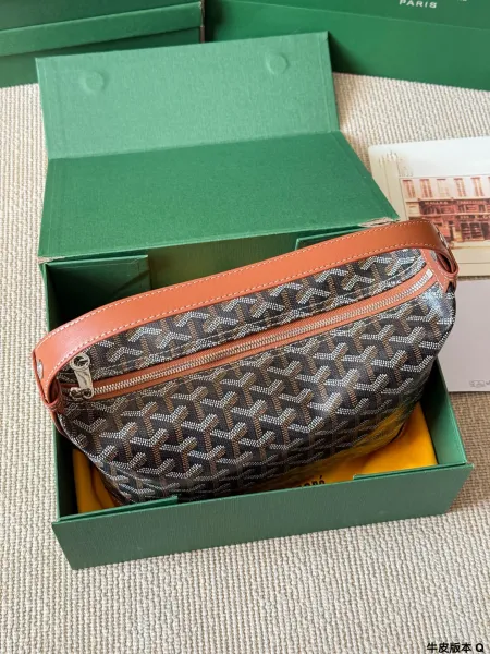 Goyard Saint Louis Mini in Olive Green Canvas Hobo Bag - 5