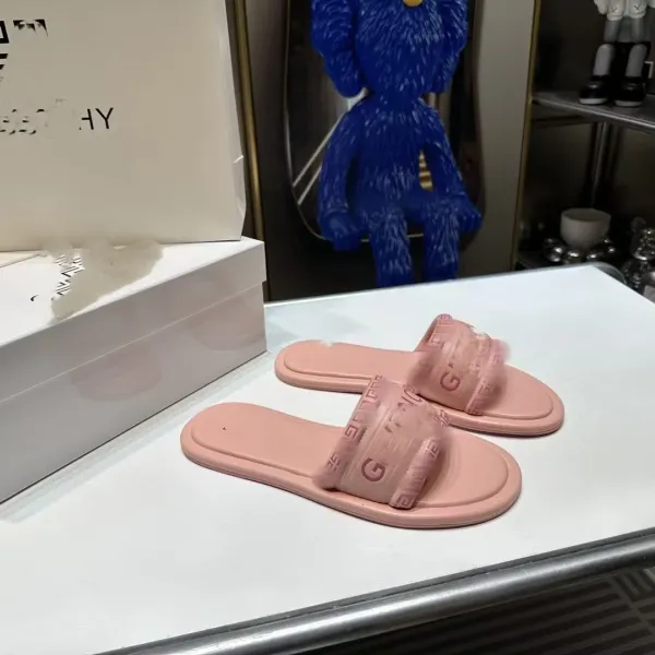 Givenchy Antigona Slide Silver Metallic Slippers - 11