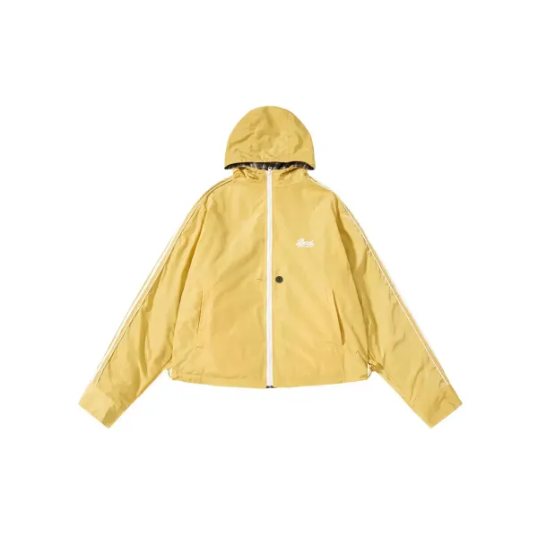 GRA Windbreaker Jacket in Yellow and Plaid - 9