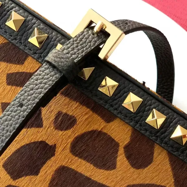 Valentino Rockstud Leopard Print Mini Shoulder Bag - 9